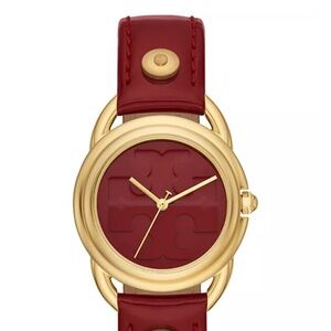 Tory Burch
Women's The Miller Red Patent Leather Strap Watch 32mm